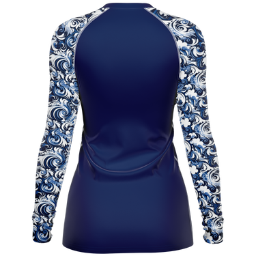 Chokefish™ Long Sleeve Rashguard Maori Woman's Shirt-008